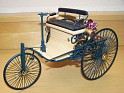 1:8 - Franklin Mint  - Benz - Patent Motorwagen Model I  - 1886 - Brown - Street - Is widely regarded as the first automobile, that is, a vehicle designed to be propelled by a motor. - 0